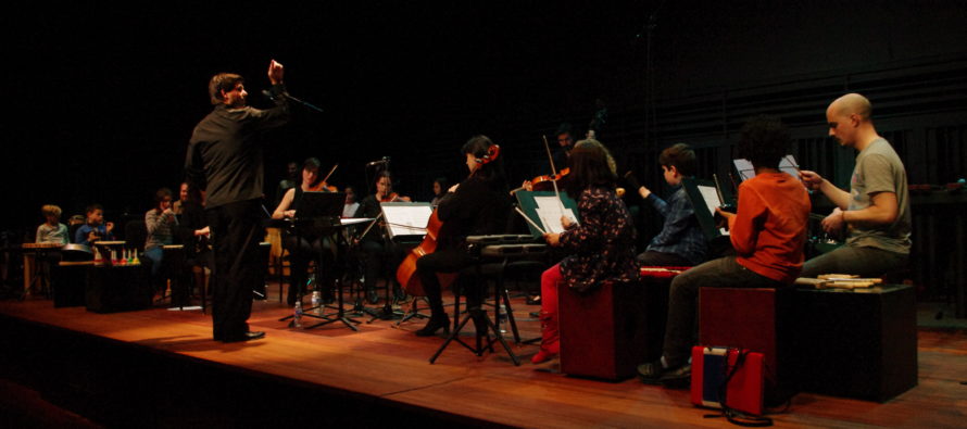 L’Orquestra Infantil de La Marina toca al CaixaForum