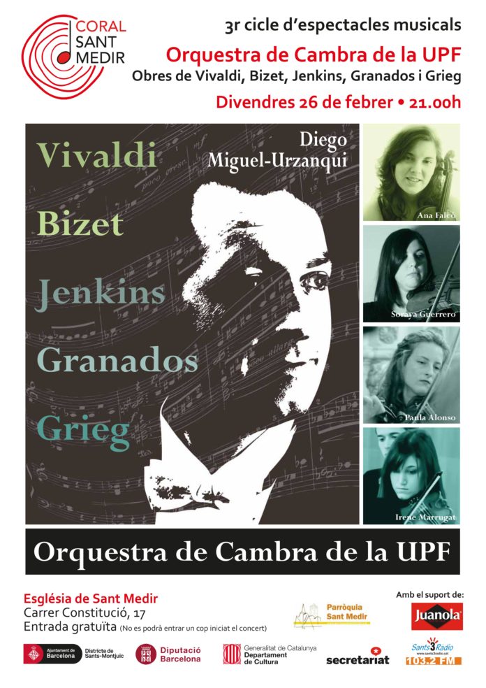 L’Orquestra de la UPF fa un concert a l’Església de Sant Medir