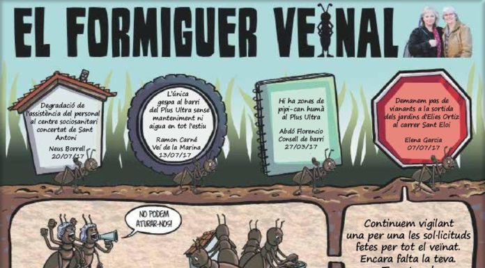 Les denúncies dels veïns de la Marina el mes de setembre