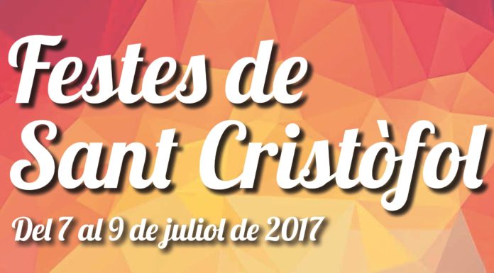 PROGRAMA COMPLET: Aquest cap de setmana, Festa Major de Sant Cristòfol!