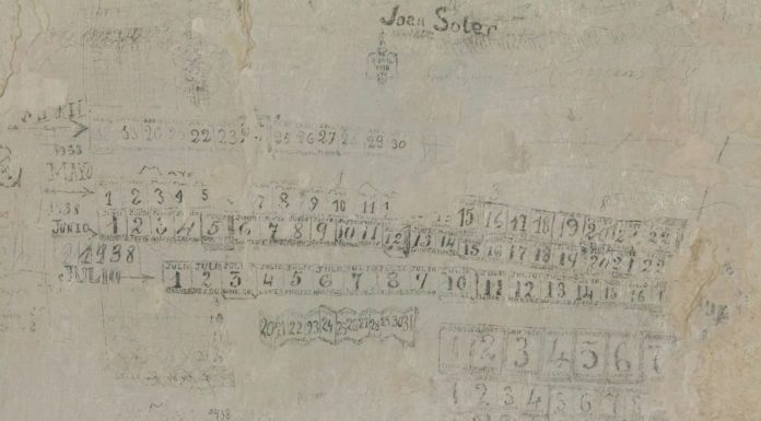 Es descobreixen uns grafits dels presos en el Castell de Montjuïc