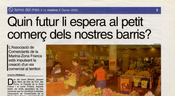 “Quin futur li espera al petit comerç dels nostres barris?” (gener, 2005)