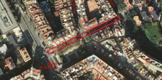 Tallats els carrers Foneria i Cisell per obres de pavimentació