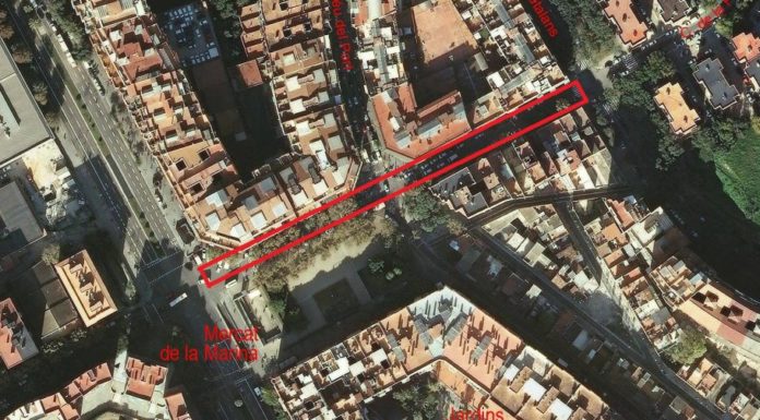 Tallats els carrers Foneria i Cisell per obres de pavimentació