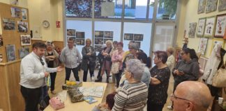 L’alcalde de Cabra del Santo Cristo visita María Ortega