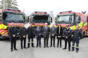 El Port de Barcelona adquireix tres nous vehicles pels Bombers de Barcelona