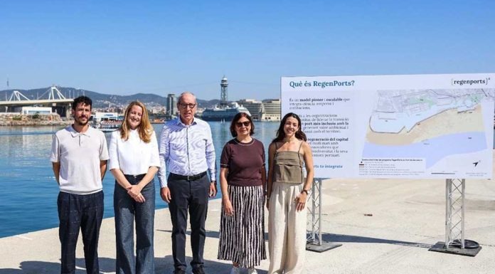 Port de Barcelona acull la primera gran instal·lació d’estructures regeneratives del programa RegenPorts Port de Barcelona