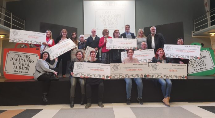 El Celler de La Marina i l’Anyada es proclamen guanyadors del Concurs d’Aparadors de Nadal 2020