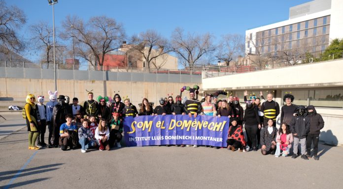 L’IES Lluís Domènech i Montaner omple de color el barri