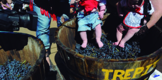 Arriba la XXXII edició de la trepitjada de raïm al carrer Plus Ultra