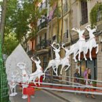 Descoracions nadalenques al carrer Finlàndia