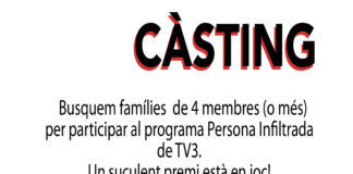 Participa al concurs Persona Infiltrada de TV3