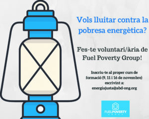 Fuel Poverty Group: contra la pobresa energètica