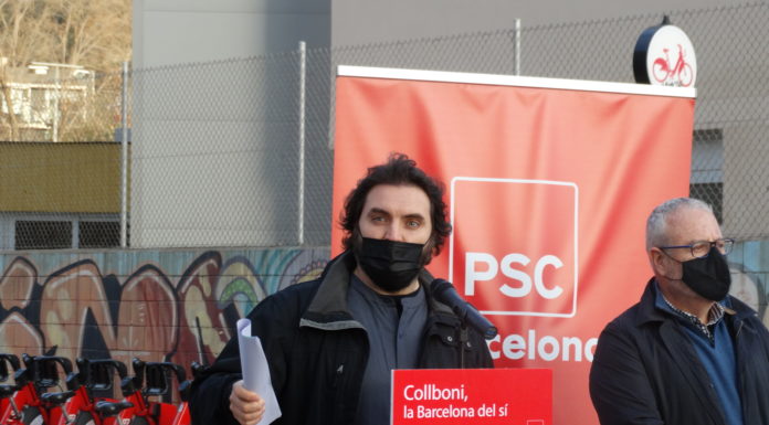 Acte del PSC per reclamar les residències públiques de la Marina