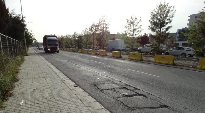 Els sots del carrer dels Motors s’asfaltaran a finals del mes de març