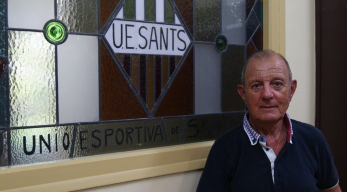 Entrevistem a Vicenç Pérez, President de la Unió Esportiva de Sants: “En un club com el nostre no podem fer volar coloms ni aspirar a allò que no podem aspirar. Els números han de quadrar, i això comporta un esforç enorme”