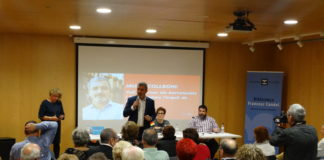 L’alcaldable del PSC, Jaume Collboni, presenta les seves propostes per al districte