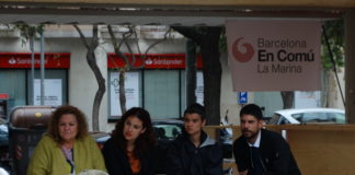 Barcelona En Comú arrenca la campanya electoral a la Marina parlant d’habitatge