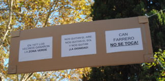 La plataforma Can Farrero no se toca s’oposa a l’edificació del centre integral impulsada per l’ajuntament