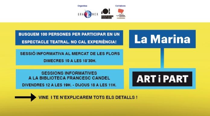 El Graner convida els veïns a participar com a protagonistes d’un espectacle