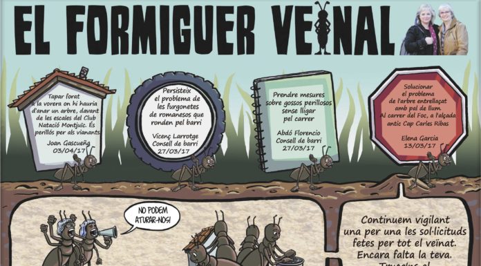 Les denúncies dels veïns de la Marina els mesos de juliol i agost de 2017