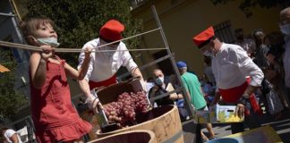 35 anys de la Trepitjada de raïm a Plus Ultra, una de les tradicions més arrelades a la Marina