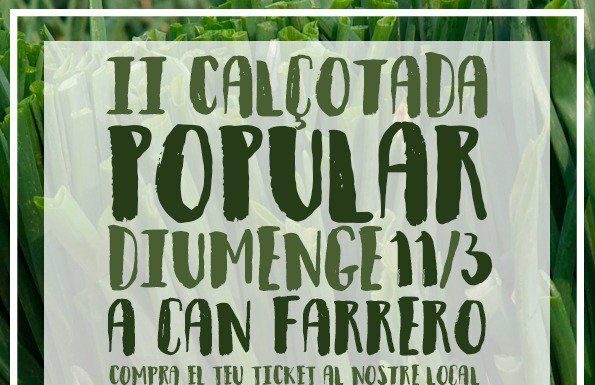 Segona calçotada popular de la Marina