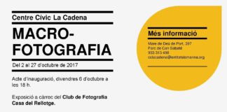 El Club de Fotografia Casa del Rellotge inaugura exposició al Centre Cívic La Cadena