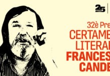 Oberta la convocatòria del 32è Certamen Literari Francesc Candel