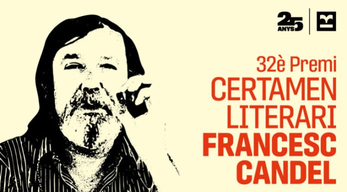 Oberta la convocatòria del 32è Certamen Literari Francesc Candel