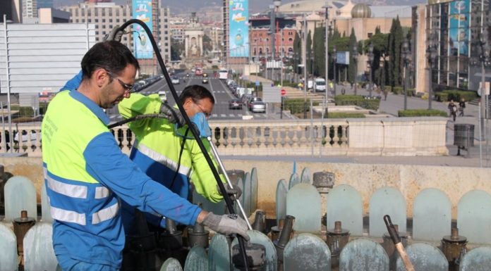 La Font Màgica de Montjuïc, tancada per tasques de manteniment