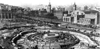 La fuente Luminosa de Montjuïc.