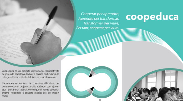 “CoopEduca”, un projecte d’associació cooperativista format per joves universitaris que ofereixen classes particulars a l’alumnat, emprèn un nou curs escolar