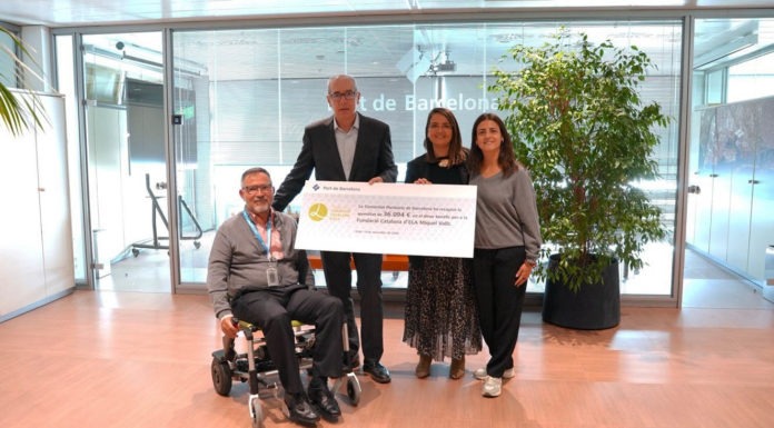 La Comunitat Portuària de Barcelona recapta 36.094€ per a la Fundació Catalana de l’ELA