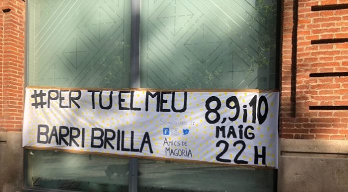 Les entitats del Casal Cívic Magòria animen a tots els veïns i veïnes a enviar missatges lluminosos d’ànims des de casa