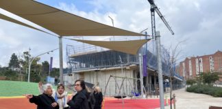 La regidora presenta el nou parc de Can Clos