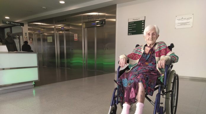 Amb 105 anys, Adelaida Torres és la dona més gran de La Marina