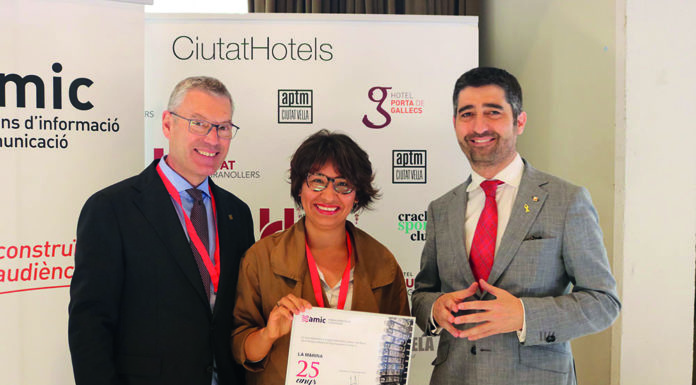 La Marina rep un reconeixement de l’AMIC per la seva tasca informativa