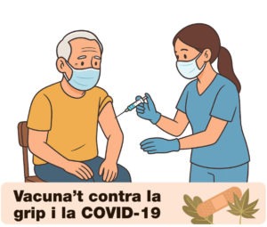 Aquest hivern, no t’ho pensis: vacuna’t contra la grip i la COVID