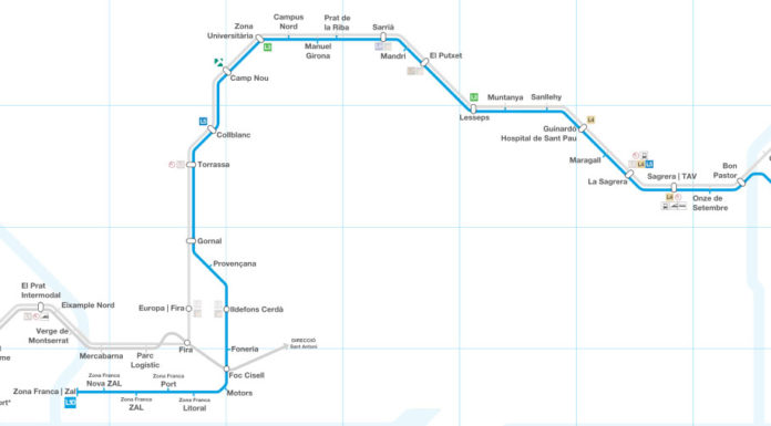 La Generalitat continuarà les obres de la L10 per connectar La Marina i la Zona Franca