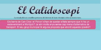 Els barris de Can Clos i Polvorí s’han de quedar aïllats pels esdeveniments a Montjuïc?… té el seu grup municipal alguna proposta que abordi aquesta qüestió?