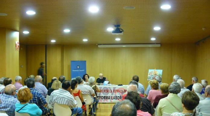 Els veïns en la lluita per la defensa de les pensions de la gent gran