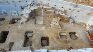 Descoberta una pedrera romana dels segles II-I aC a la falda de Montjuïc