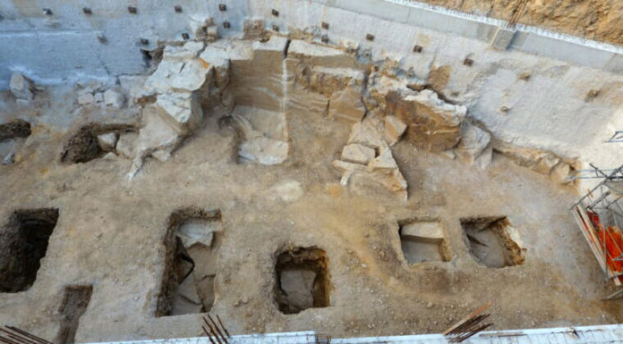 Descoberta una pedrera romana dels segles II-I aC a la falda de Montjuïc