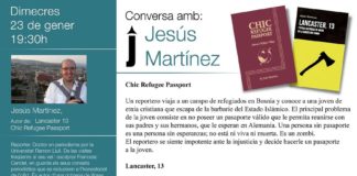Jesús Martínez, trobada per conversar sobre els seus dos últims llibres