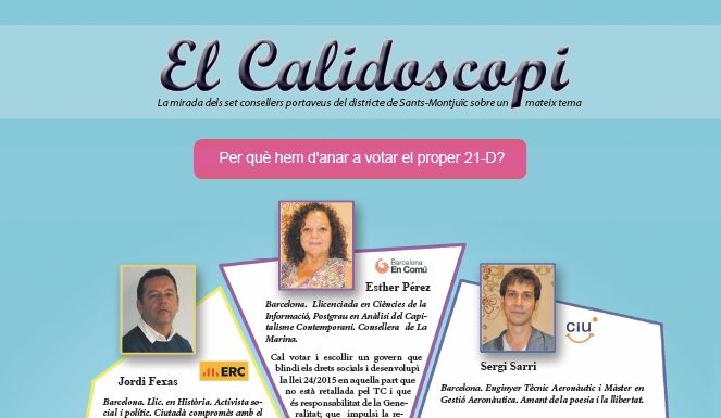 El calidoscopi: Per què hem d’anar a votar el proper 21-D?