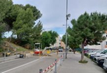 Tallat el trànsit al carrer del Segura durant aquesta setmana