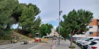 Tallat el trànsit al carrer del Segura durant aquesta setmana