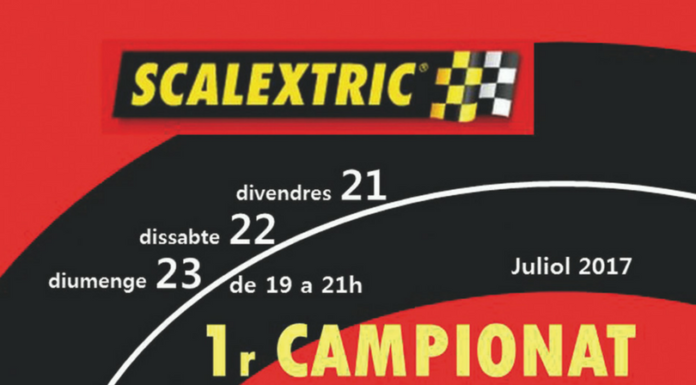 Els veïns de la Viña et conviden al primer campionat de Scalextric al barri