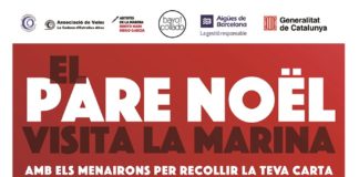 El Pare Noel visita la Marina amb els menairons per recollir la teva carta
